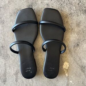 A New Day Black Sandals